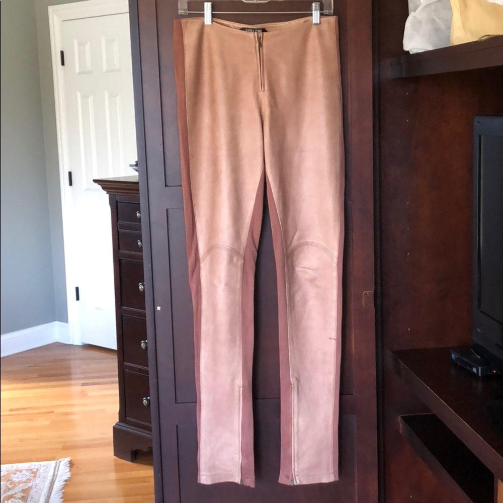 Vena Cava Leather and Knit leggings
